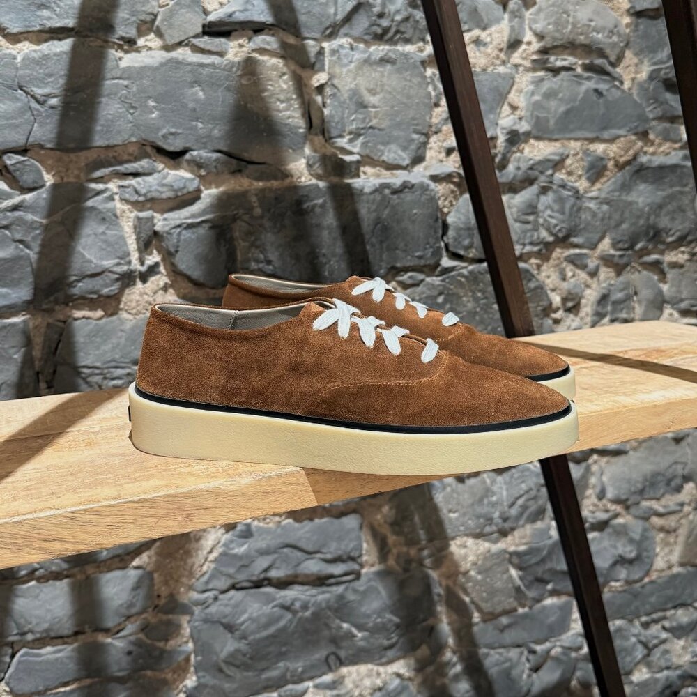 Fear of God x Ermenegildo Zegna Brown Suede Sneakers